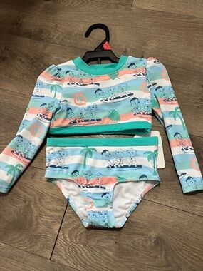 Cocomelon 2 Piece Bathing Suit Size 2T New